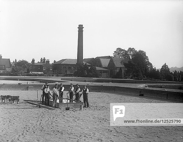 Oxford Waterworks Oxford Oxfordshire 1914. Artist: Henry Taunt