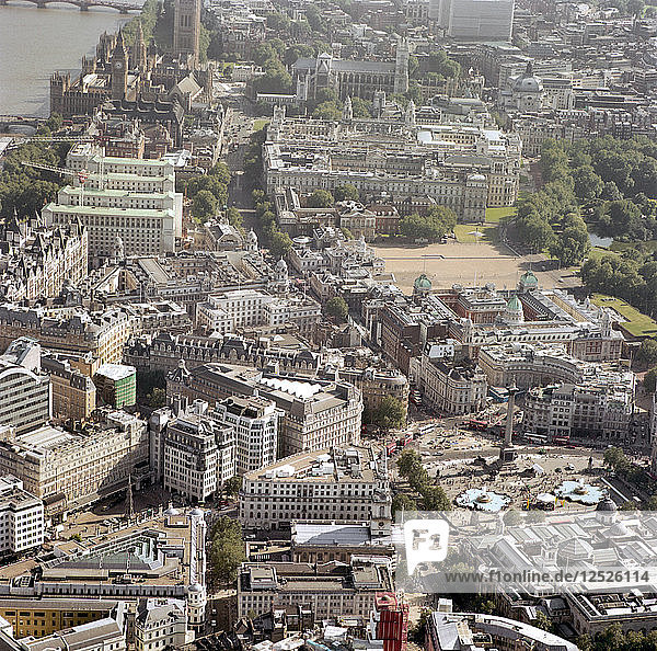 Luftaufnahme von Westminster  London  2002. Künstler: EH/RCHME-Personalfotograf