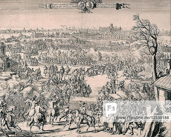 Königlicher Festzug von König Wilhelm III.  1688. Künstler: Romeyn de Hooghe