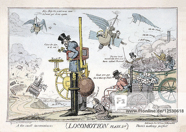Fortbewegung  London  um 1820. Künstler: George Cruikshank