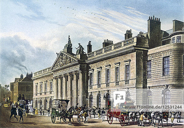 East India House  London  1817. Künstler: Thomas Hosmer Shepherd