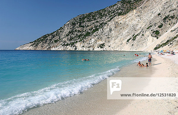 Mirtos Strand  Kefalonia  Griechenland