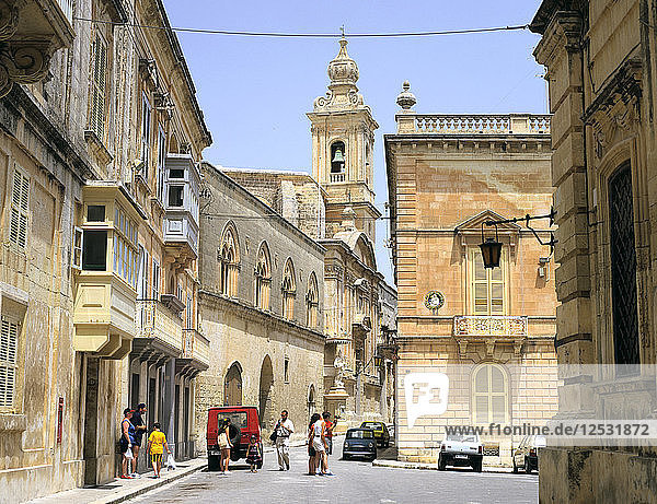 Villegangrios-Straße  Mdina  Malta