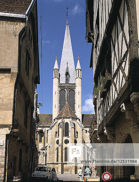 Kirche von Notre Dame  Dijon  Burgund  Frankreich
