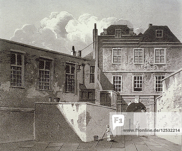 Shaftesbury House  Aldersgate Street  London  1811. Künstler: Anon