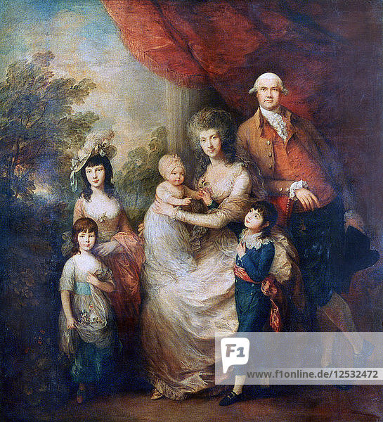 Die Familie Baillie  um 1784. Künstler: Thomas Gainsborough