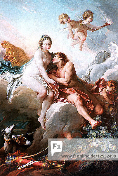 Venus und Mars  um 1725-1770. Künstler: François Boucher