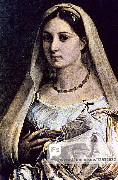 Frau mit Schleier (La Donna Velata)  1512/13 Künstler: Raphael