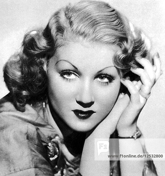 Grace Bradley  amerikanische Schauspielerin  1934-1935. Künstlerin: Unbekannt