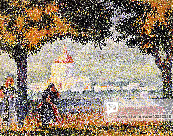 The Church of Santa Maria degli Angely Near Assisi 1909. Artist: Henri Edmond Cross