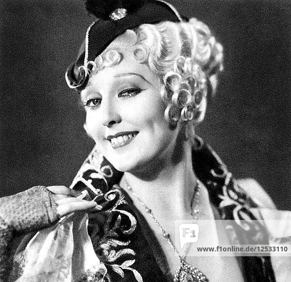Thelma Todd  amerikanische Schauspielerin  1934-1935. Künstlerin: Unbekannt