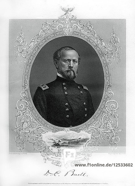 General Don Carlos Buell  US Army officer  1862-1867.Artist: Brandy