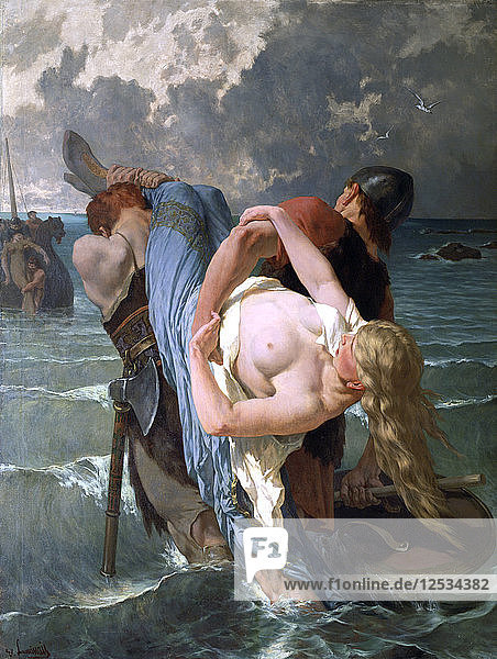 Normandie-Piraten  ca. 1842-1896. Künstler: Evariste Vital Luminais