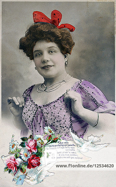 Französische Postkarte  um 1900. Künstler: Unbekannt