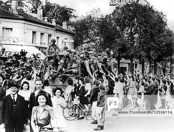 Befreiung von Paris  August 1944. Künstler: Unbekannt