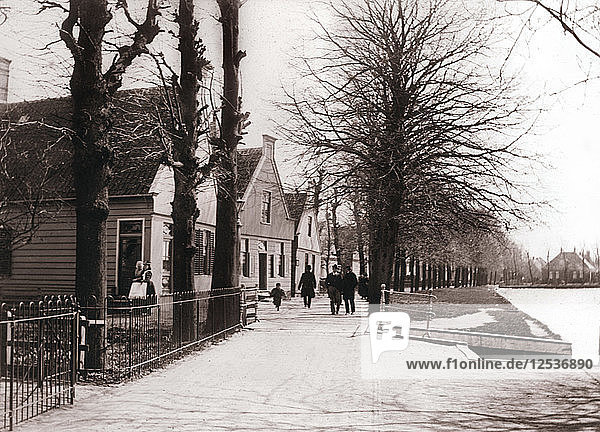 Kanalufer  Broek  Niederlande  1898.Künstler: James Batkin