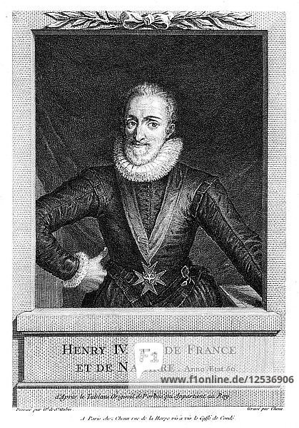Heinrich IV.  König von Frankreich. Künstler: Unbekannt