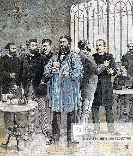 Die Erfrischungsbar  Abgeordnetenkammer von Frankreich  Paris  1892. Künstler: Henri Meyer