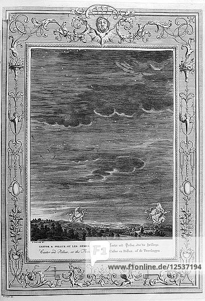 Kastor und Pollux  1733. Künstler: Bernard Picart