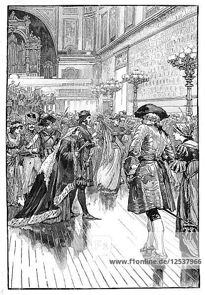 Kostümball im Buckingham Palace  um 1840  (1900). Künstler: Unbekannt