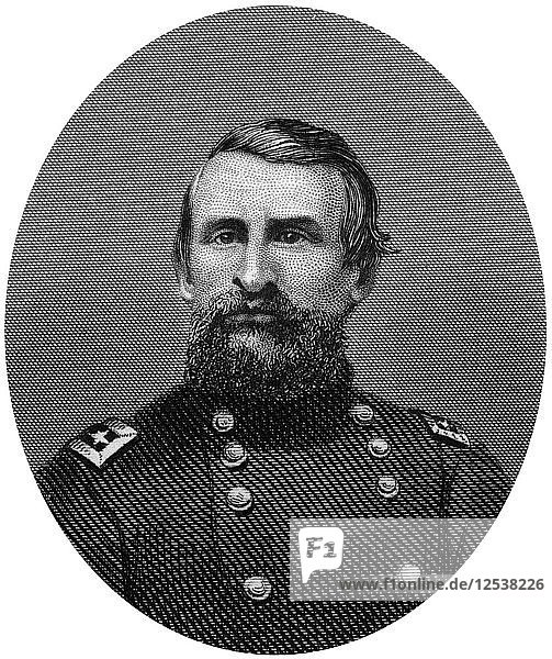George Crook  Union Army general  1862-1867.Artist: J Rogers