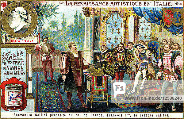 Kunst der Renaissance in Italien: Benvenuto Cellini  (um 1900). Künstler: Unbekannt