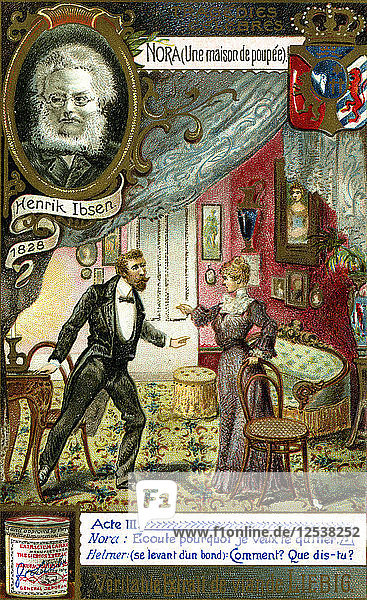 Nora (Ein Puppenhaus) von Henrik Ibsen  um 1900. Künstler: Unbekannt