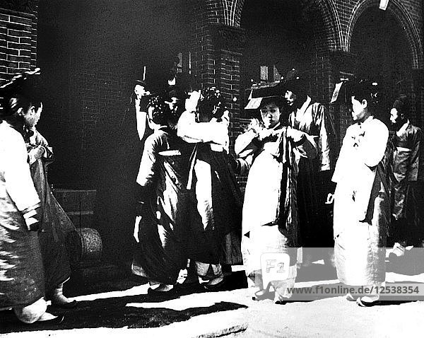 Koreanische Mädchen  1900. Künstler: Unbekannt