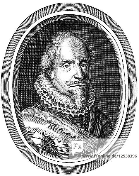 Maurice von Nassau  Prinz von Oranien. Künstler: Unbekannt