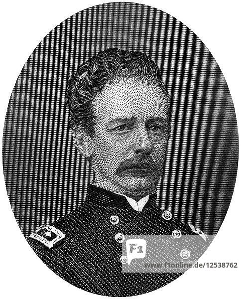 Henry Warner Slocum  Union general  1862-1867.Artist: J Rogers