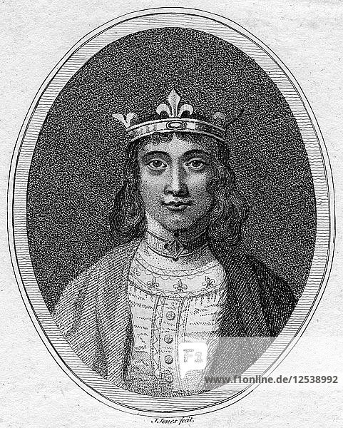 Philipp IV. der Schöne  König von Frankreich  (1791).Künstler: J Jones