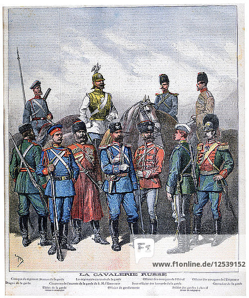 Russische Kavallerie  1892. Künstler: Henri Meyer