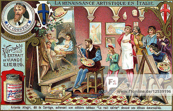Kunst der Renaissance in Italien: Antonio Allegri  (um 1900). Künstler: Unbekannt