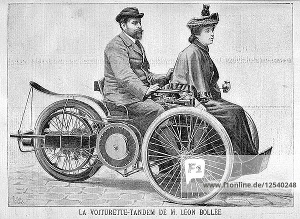 Leon Bollees Voiturette-Auto  1896. Künstler: Henri Meyer