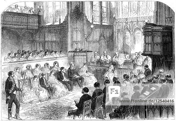 Konfirmation der königlichen Prinzessin  Schloss Windsor  1856. Künstler: Unbekannt