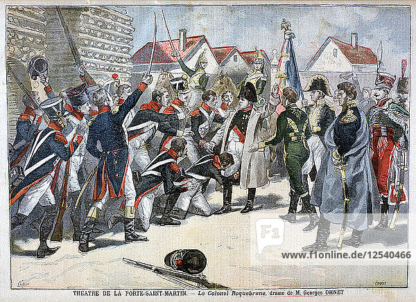 Der Oberst Roquebrune  ein Drama von Georges Ohnet  1897. Künstler: F. Meaulle