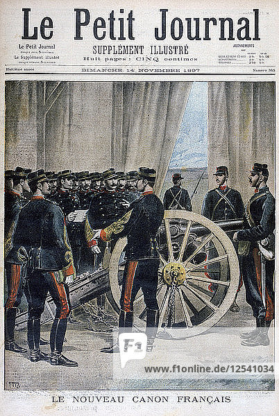 Eine neue französische Kanone  1897. Künstler: Henri Meyer