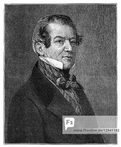 Baron Stockmar  (1787-1863)  19. Jahrhundert. Künstler: Unbekannt
