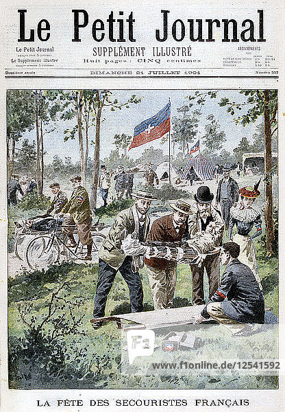 Das Fest für die Sanitätskolonne  1901. Künstler: Unbekannt