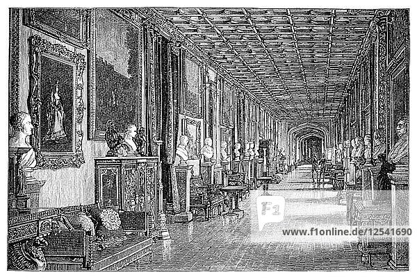 Der Südostkorridor  Schloss Windsor  1900. Künstler: Unbekannt