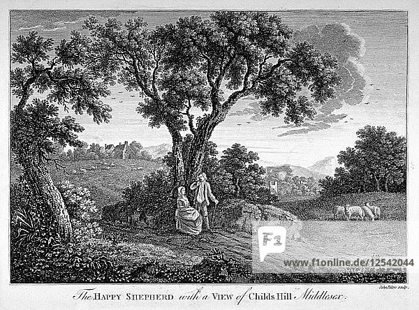Childs Hill  Hampstead Heath  London  1786. Künstler: John Peltro
