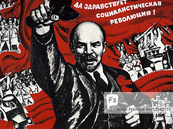 Plakat der Kommunistischen Partei Russlands  20. Jahrhundert. Künstler: Unbekannt