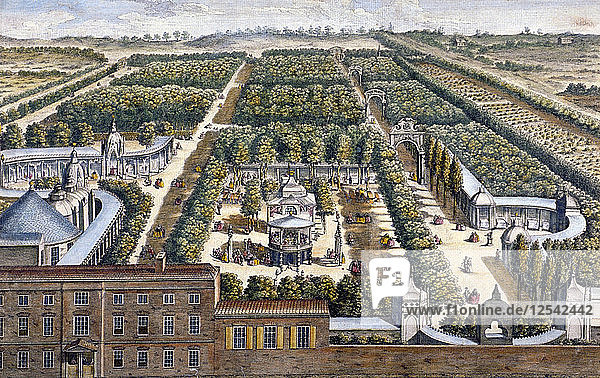 Vauxhall Gardens  Lambeth  London  1751. Künstler: Johann Sebastian Müller
