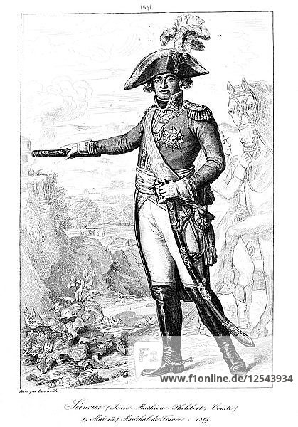 Jean Mathieu Philibert Serurier (1742-1819)  Marschall von Frankreich  1839.Künstler: A Migneret