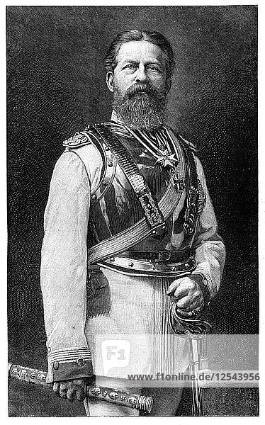 Friedrich III.  König von Preußen und Kaiser von Deutschland  (1900). Künstler: Unbekannt