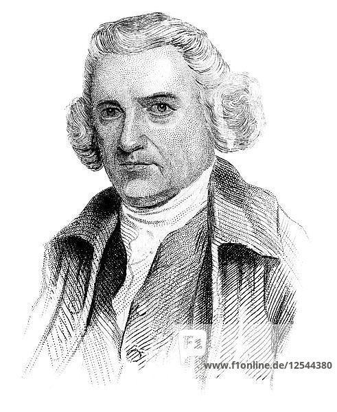 John Smeaton  18th century English civil engineer  (c1850). Artist: Unknown