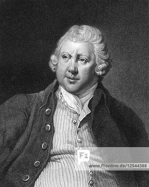 Richard Arkwright  britischer Industrieller und Erfinder des 18. Jahrhunderts  (1836) Künstler: James Posselwhite