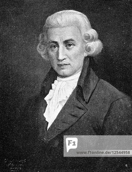Franz Joseph Haydn  (1732-1809)  führender Komponist der klassischen Periode  1909. Künstler: Unbekannt
