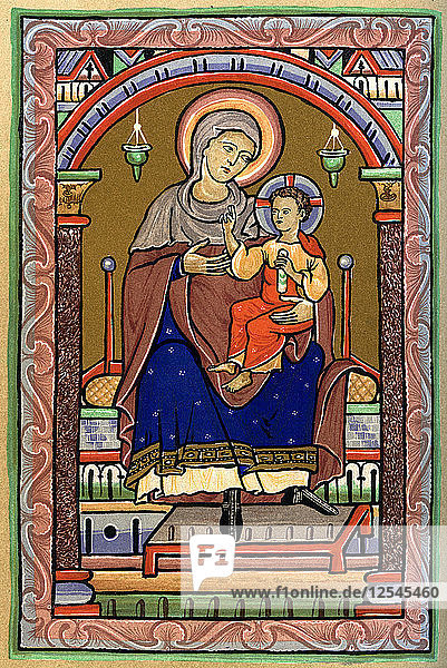 The Virgin and Child  13th century  (1892). Artist: Unknown