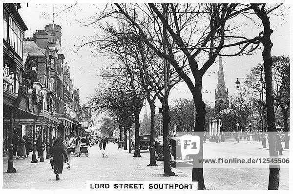 Lord Street  Southport  1937. Künstler: Unbekannt